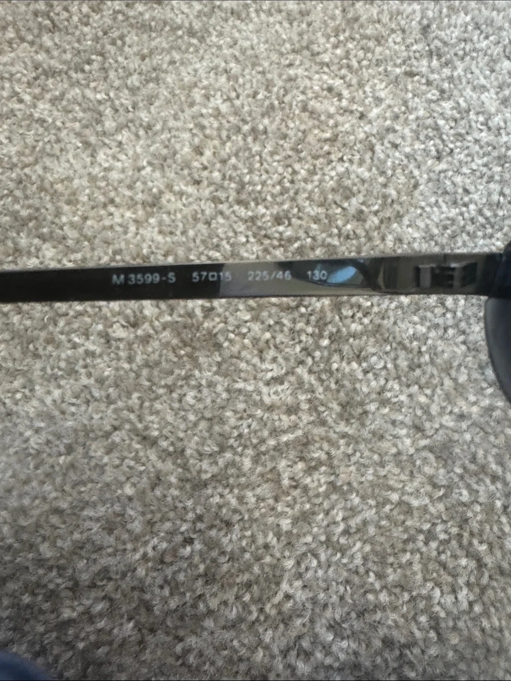 Vintage Moschino M 3599-S Sunglasses Black/Gray 90s Y2K Italy 57[]15 130